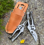 Greenhaus Gardening Professional Garden Pruning Kit with Leather Carry Holster