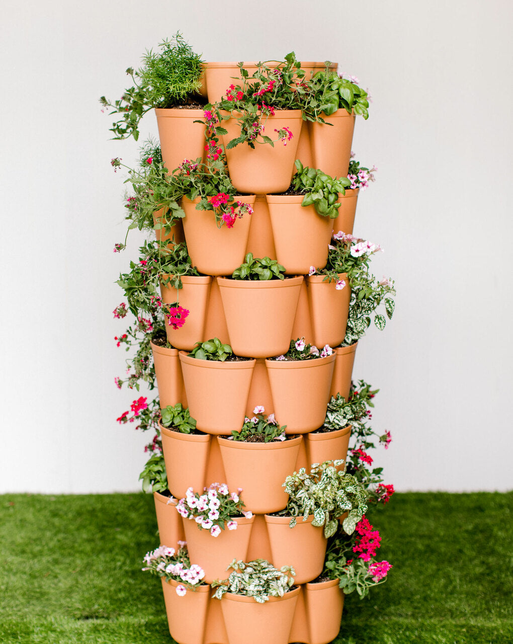 Greenhaus Gardening Vertical Planter 7-Tier Planter for Herbs Vegetables and Flowers