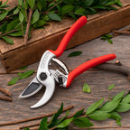 Greenhaus Gardening Ergonomic Pruner with Red Aluminum Alloy Handles