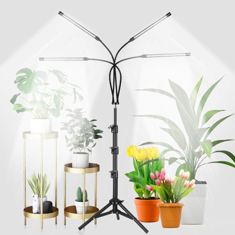 Greenhaus Gardening Full Spectrum Grow Light with Adjustable Tripod Stand