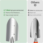 Greenhaus Gardening Premium Stainless Steel Garden Tool Set with Floral Tote & Wooden Handles