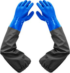 Greenhaus Gardening Heavy-Duty PVC Chemical Resistant Gloves, 25-Inch Waterproof Protection