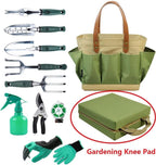 Greenhaus Gardening Gardening Starter Kit, Hand Tools and Tote Bag