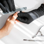 Greenhaus Gardening Black Disposable Nitrile Gloves