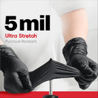 Greenhaus Gardening 5 Mil Chemical-Resistant Nitrile Gloves, Powder-Free, 100 Count