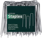 Greenhaus Gardening Heavy-Duty U-Shaped Garden Stakes, 50 Pack