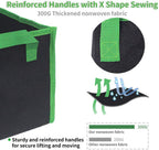 Greenhaus Gardening Square Heavy-Duty Fabric Pots for Square Foot Gardening