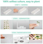 Hydroponics Growing System Kit | Indoor Garden with LED Grow LightGreenhaus Gardening Indoor Growing System with 5L Water Reservoir