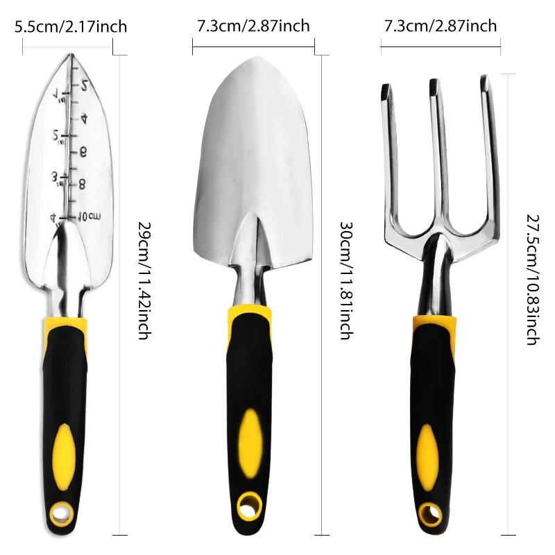 GreenHaus Gardening 4-Piece Gardening Tool Set