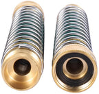 Greenhaus Gardening Brass Garden Hose Adapter with Kink-Resistant Protector