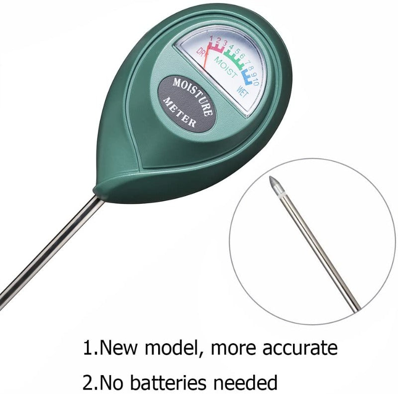 Greenhaus Gardening Soil Hygrometer Sensor for Gardens, Lawns & Potted Plants