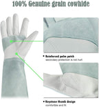 Greenhaus Gardening Adjustable Cuff Pruning Gloves for Yard Work