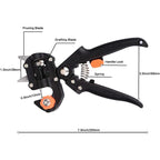 Greenhaus Gardening 2-in-1 Grafting and Pruning Tool Set for Plant Propagation