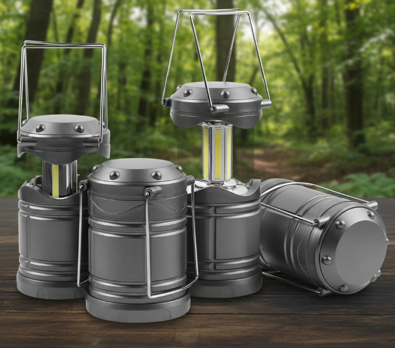 Greenhaus Gardening Water-Resistant LED Lantern for Camping and Emergencies