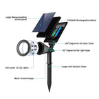 Greenhaus Gardening Solar Spot Lights with Waterproof LED Design