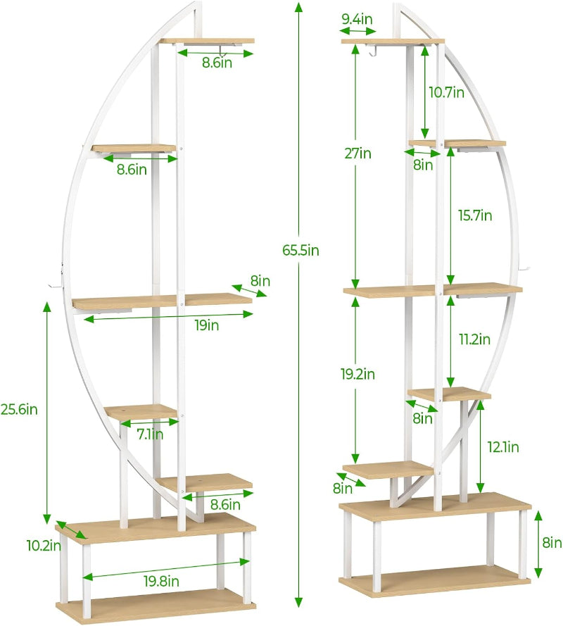 Greenhaus Gardening Plant Stand with Adjustable Grow Lights