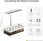 Greenhaus Gardening Indoor Growing System with Adjustable Plant Light