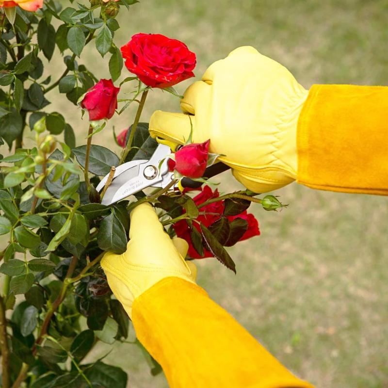 Greenhaus Gardening Elbow-Length Gardening Gloves for Yard Work