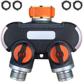 Greenhaus Gardening Garden Hose Splitter with Open-Close Valves