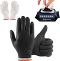 Greenhaus Gardening BBQ Gloves Set with 50 Nitrile Gloves & 2 Reusable Cotton Liners
