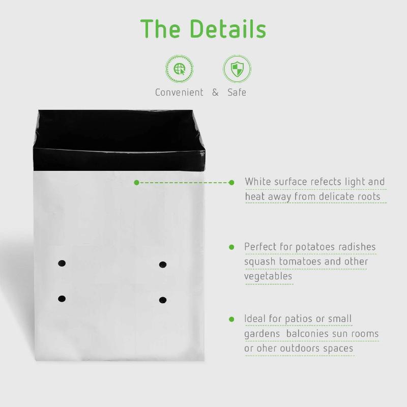 Greenhaus Gardening Nursery Grow Bags for Seedlings and Plant Transfers