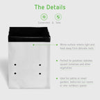 Greenhaus Gardening Nursery Grow Bags for Seedlings and Plant Transfers