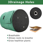 Greenhaus Gardening Fabric Garden Grow Bags Mix for Vegetables and Herbs
