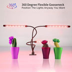 Greenhaus Gardening Clip Grow Light for Indoor Plants with 60 LEDs
