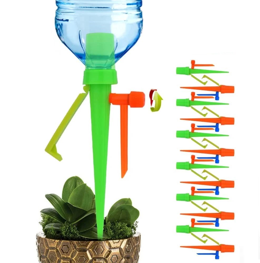 Greenhaus Gardening Automatic Plant Watering System with Adjustable Drip Control