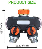 Greenhaus Gardening Standard 3/4-Inch Garden Hose Connector/Splitter