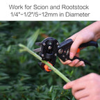Greenhaus Gardening 2-in-1 Grafting and Pruning Tool Set for Plant Propagation