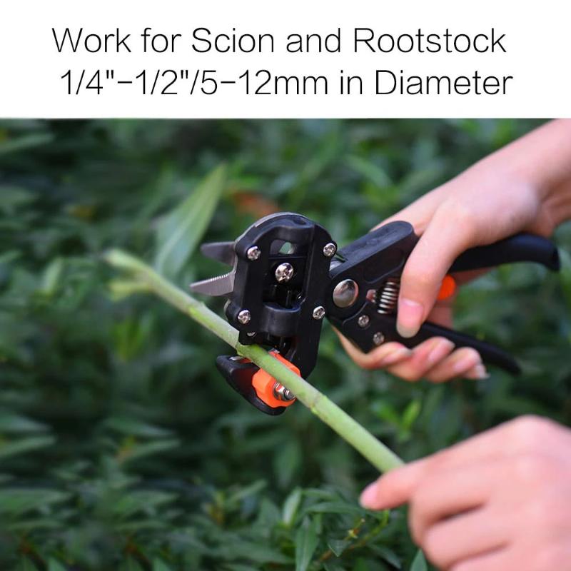 Greenhaus Gardening 2-in-1 Grafting and Pruning Tool Set for Plant Propagation