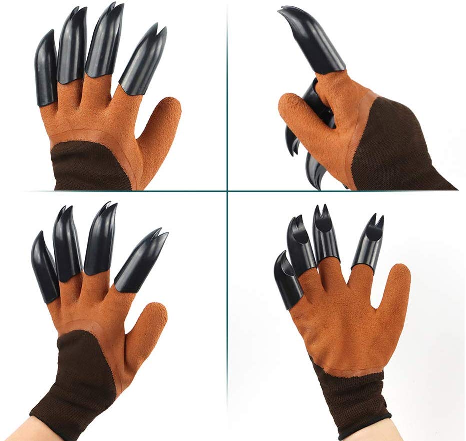 Greenhaus Gardening Gardening Gloves with ABS Plastic Claws