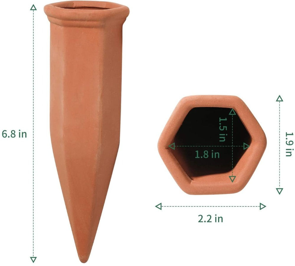 Greenhaus Gardening Slow Release Watering Stakes for Potted Plants