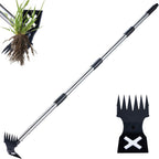 Greenhaus Gardening 2-in-1 Weed Puller Tool with 60-Inch Adjustable Handle