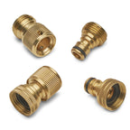 Greenhaus Gardening Garden Hose Quick Change Fitting Kit Set of 4