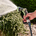Greenhaus Gardening 8-Pattern Spray Nozzle for Watering, Rinsing & Patio Cleanup