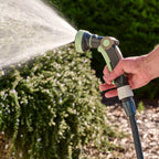 Greenhaus Gardening 8-Pattern Spray Nozzle for Watering, Rinsing & Patio Cleanup