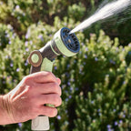 Greenhaus Gardening 8-Pattern Spray Nozzle for Watering, Rinsing & Patio Cleanup