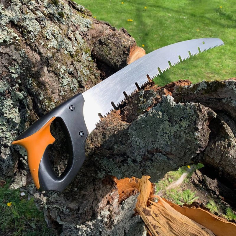 Greenhaus Gardening Arborist Pruning Saw with Tri-Cut Teeth and Rakers