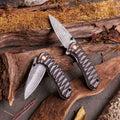 Greenhaus Gardening Folding Outdoor Knife with Ebony Grip