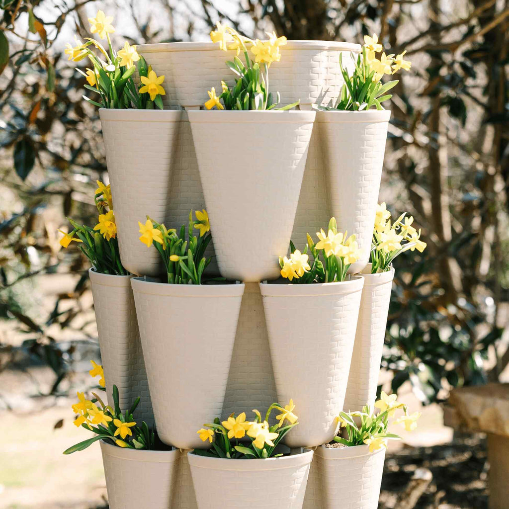 Greenhaus Gardening Vertical Planter Food-Safe 7-Tier Planter