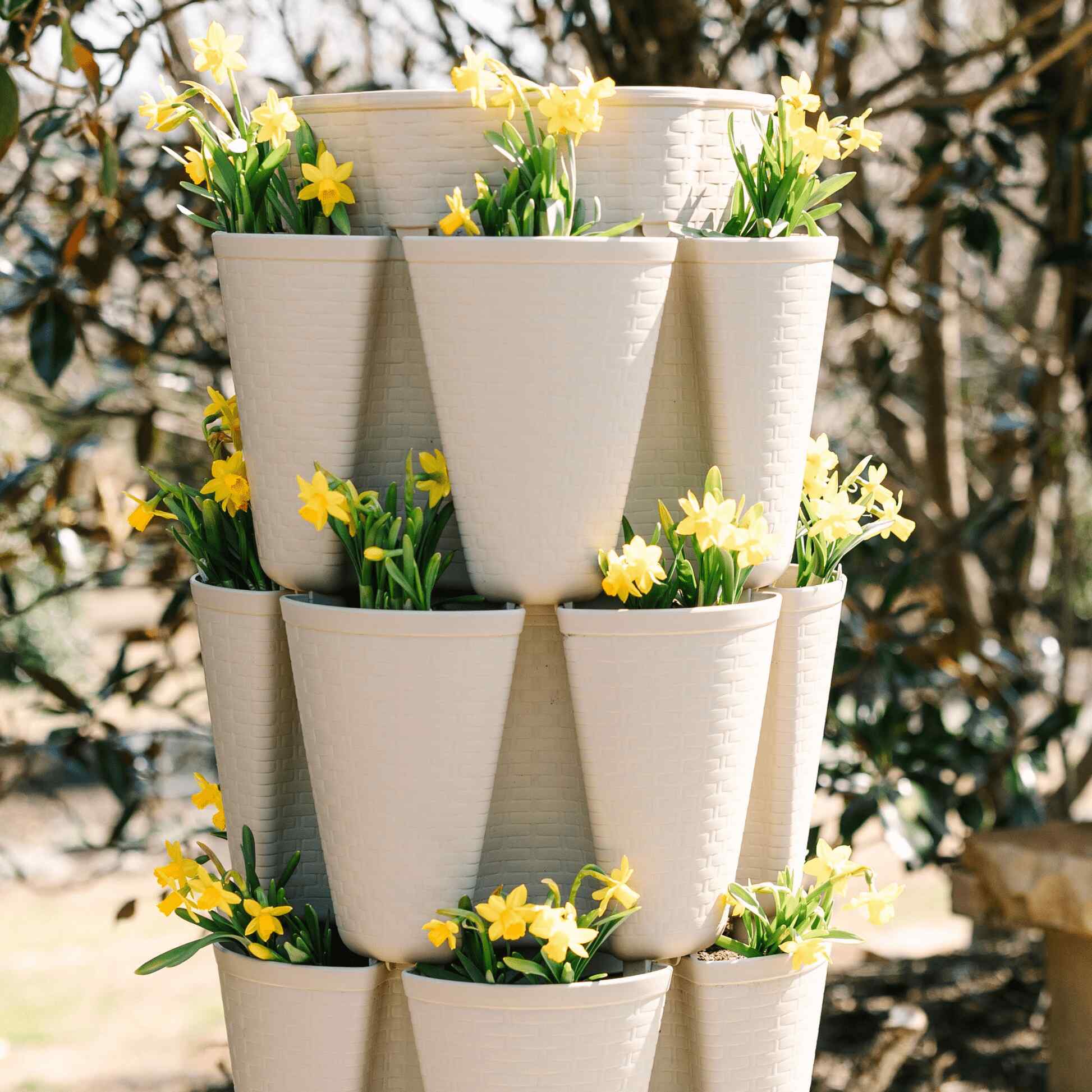 Greenhaus Gardening Vertical Planter Food-Safe 7-Tier Planter