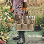 Greenhaus Gardening Garden Tools Set with Watering Can Tote Bag and Gloves