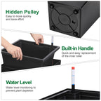 Greenhaus Gardening 30-Inch Self-Watering Tall Planters Set of 2