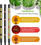 Greenhaus Gardening Full Spectrum Grow Light with Adjustable Tripod Stand