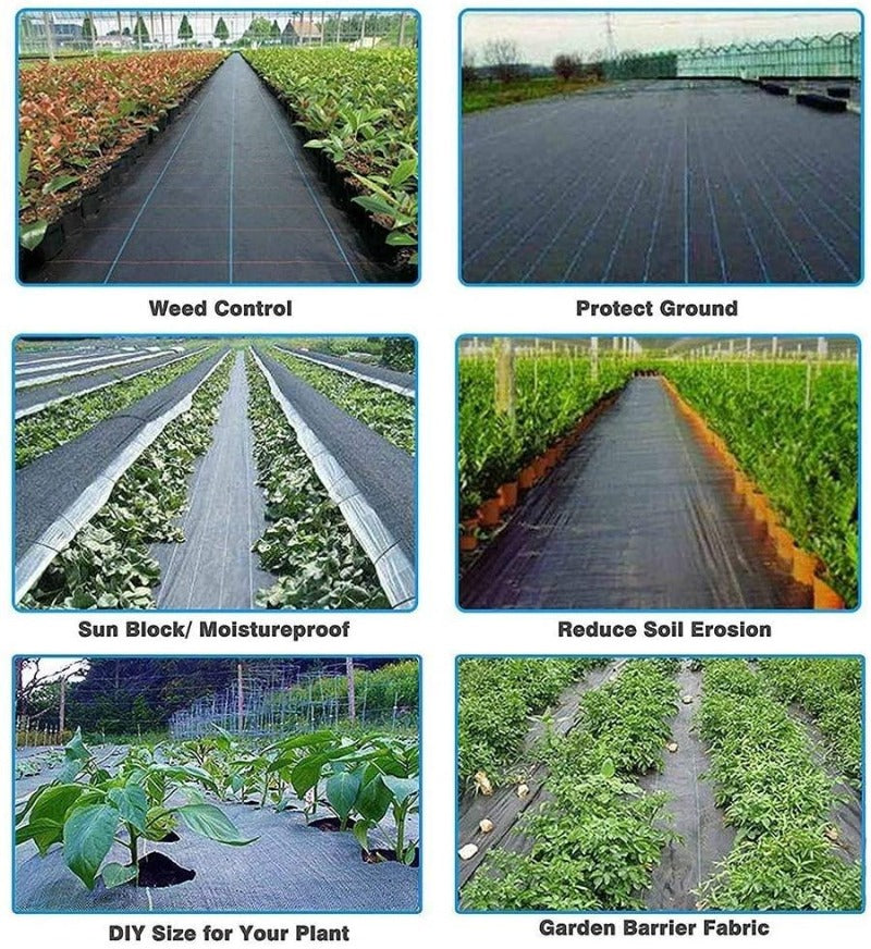Greenhaus Gardening Commercial-Grade Weed Barrier Ground Cover