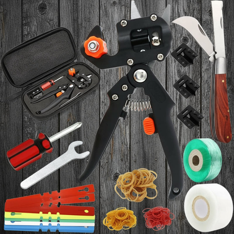 Greenhaus Gardening 2-in-1 Grafting and Pruning Tool Set for Plant Propagation