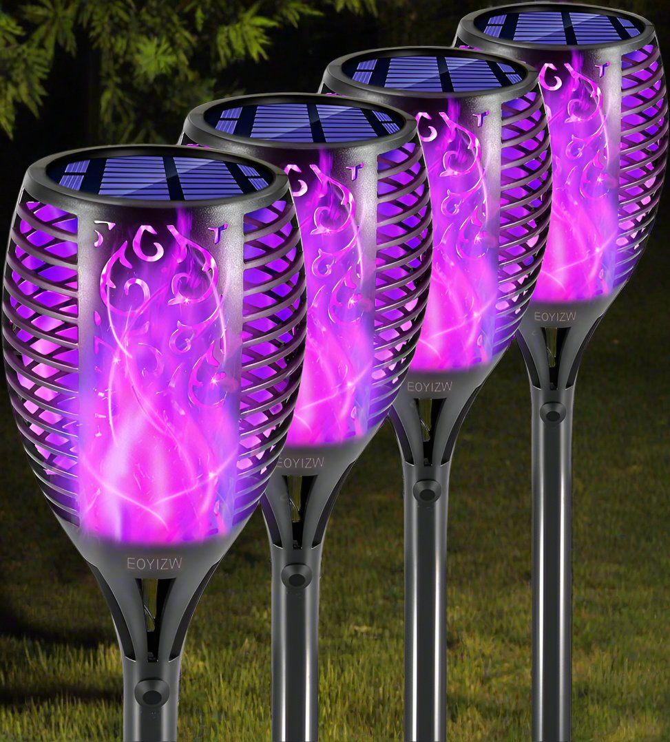 Greenhaus Gardening Outdoor Solar Lights for Driveways, Decks and Gardens