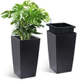 Greenhaus Gardening 16-Inch Rectangular Self-Watering Planters Set of 2